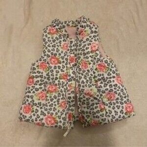 Adorable 2T Floral Leopard Print Vest [Clothing 112]